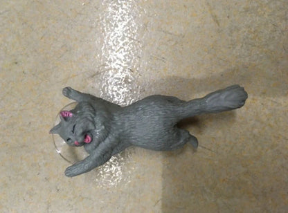 Cat reinforcement silicone mobile phone holder with 6cm suction cup