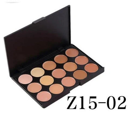 11 makeup brushes and 15-colour eyeshadow palette in velvet pouch for contouring and eye looks