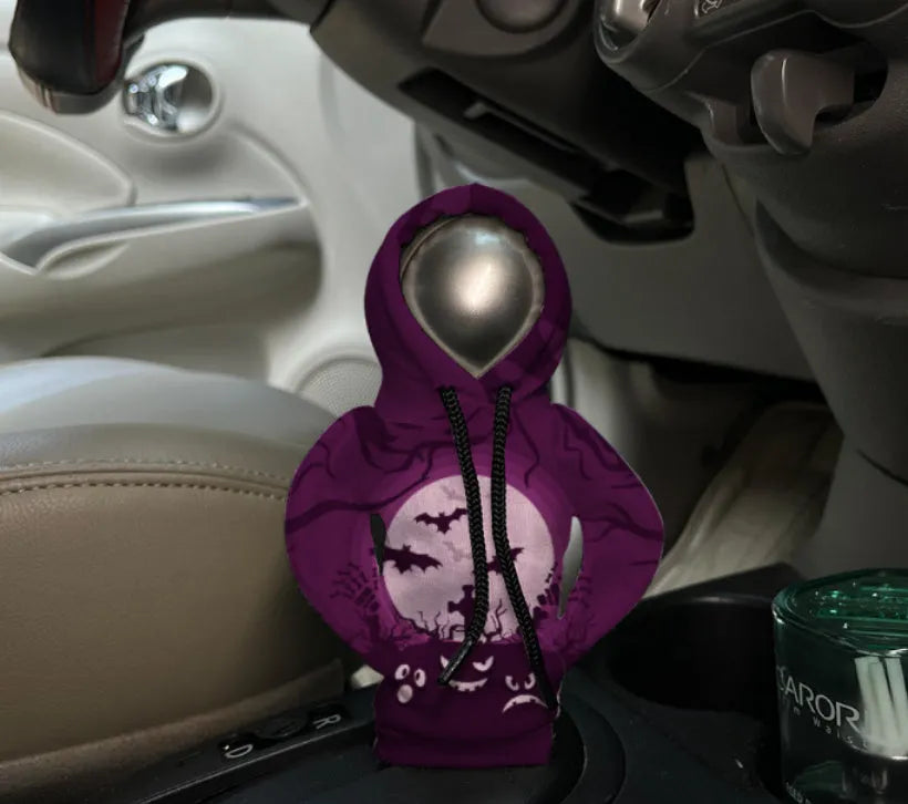 Halloween car gear decorative polyester handle rod cover, loose fit, single pack