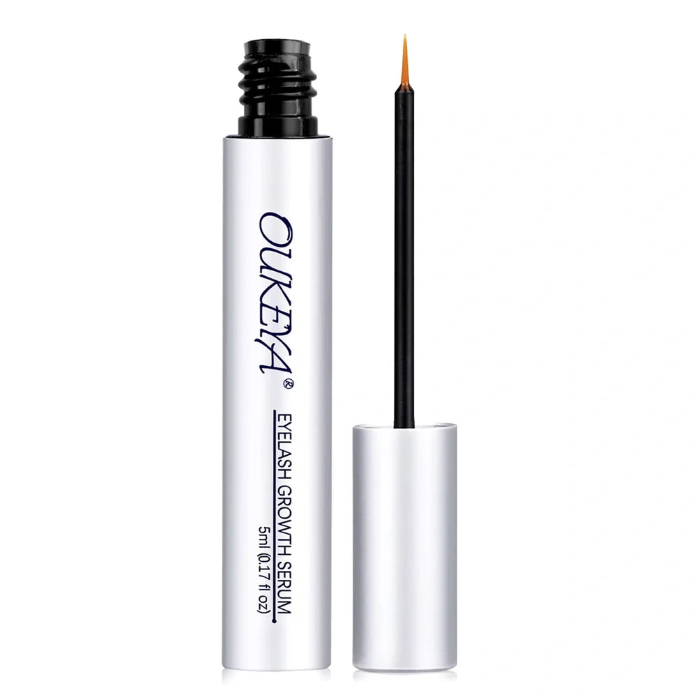 Silver packaged eyelash nutrient solution with 5ML growth essence for lash care