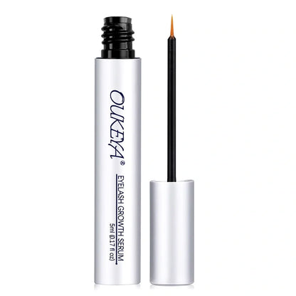 Silver packaged eyelash nutrient solution with 5ML growth essence for lash care