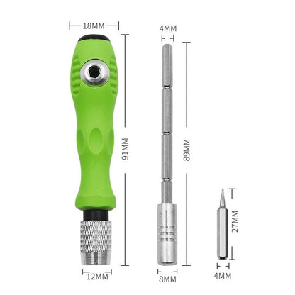 32-in-1 screwdriver set for mobile phone repair with precision bits for electronics disassembly
