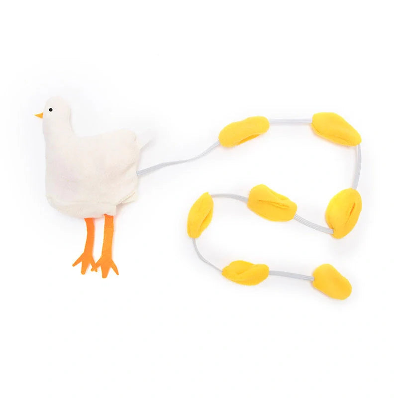 Polar fleece dog snuffle mat for slow feeding and smell training