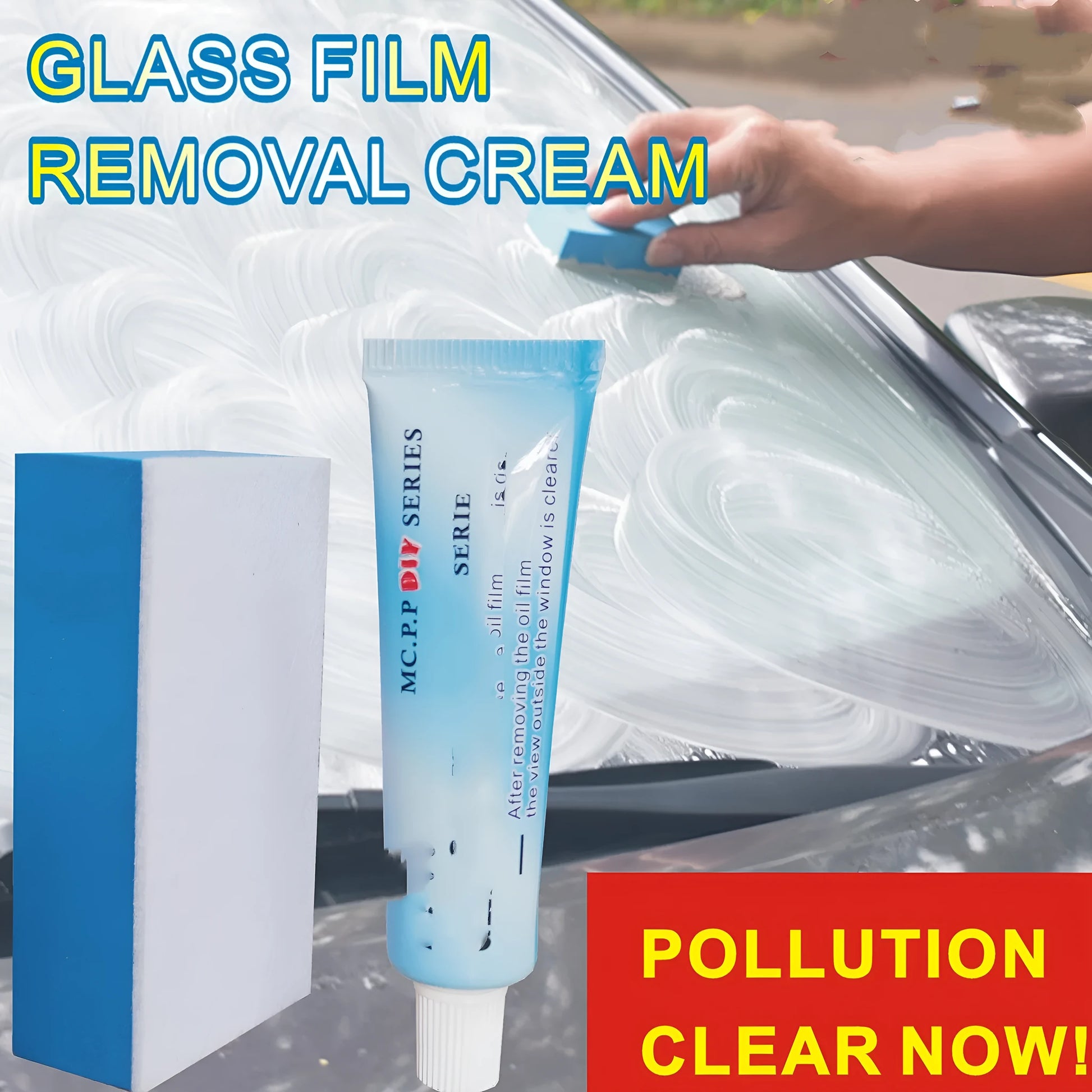 15ml automotive glass rainproof agent in a white English version bag