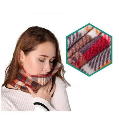 Premium U-shaped neck wrap pillow with soft, breathable fabric for soothing neck and shoulder support during travel, work, and outdoor activities