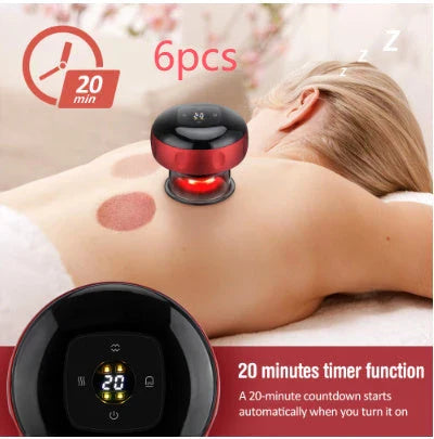 12-Speed Vacuum Massage Cupping Therapy Device for Body Slimming and Cellulite Reduction