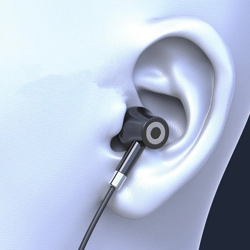 Wireless Bluetooth sports headset with power display card in neck-hanging design, shown in black colour.