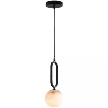 Nordic Creative Living Room Wall Light Bulb Marble Shade Copper Lamp 220V 12cm 15cm Indoor Wall Sconce for Living Room Bedroom Hallway in Black or Natural Copper