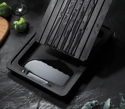 Quick defrost tray with drip tray, silicone and aluminium alloy thawing plate for frozen food
