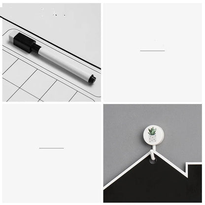 Nordic style penguin refrigerator message board magnet measuring 45cm by 30cm with coated paper surface