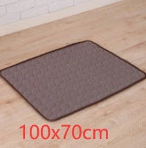 Premium cooling pet pad made with heat-resistant fibers for instant relief from summer heat for dogs and cats