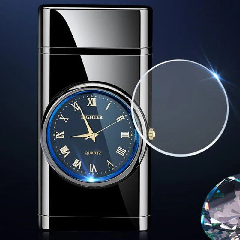 Multifunctional Lighter Watch with Sleek Design and Premium Materials