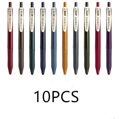 Press The Water 0.5mm bullet tip gel pen in retro colour options