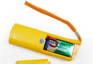 3-in-1 Anti Barking Dog Training Device with ultrasonic repeller and LED flashlight features