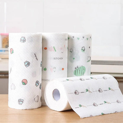 Disposable Non-Woven Rag with wood pulp and PP material for cleaning