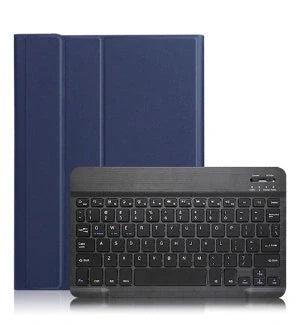 10.2 inch iPad smart case with removable Bluetooth keyboard in various colours