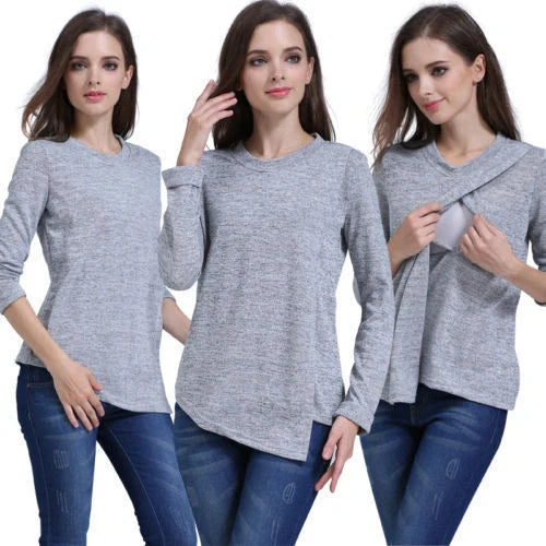 Cotton multifunctional loose maternity clothes in various colours and sizes