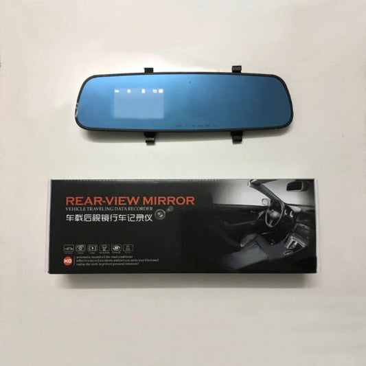 Premium 1080p HD Rearview Mirror Driving Recorder with Motion Detection for Enhanced Road Safety and Security