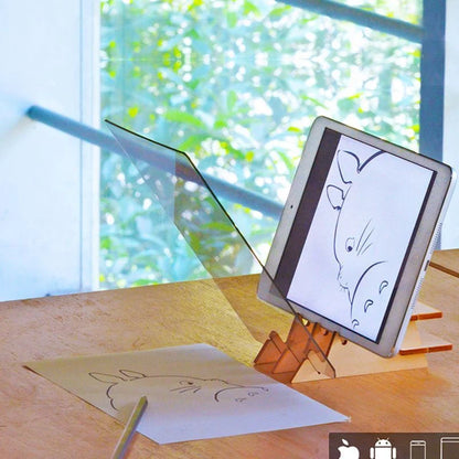 ABS Material Painting Tracing Board for artists and hobbyists, 22.5 x 15.6cm
