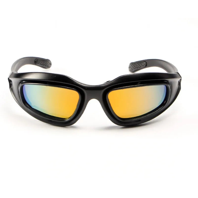 Tactical sports sunglasses with polarized lenses for outdoor cycling