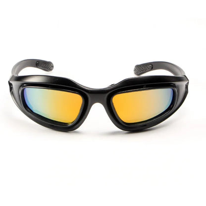 Tactical sports sunglasses with polarized lenses for outdoor cycling