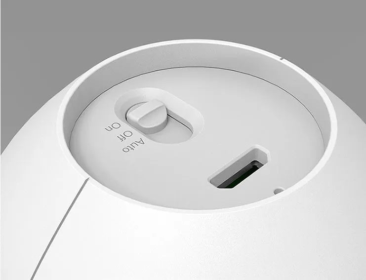 Inductive night light with human body motion sensor, LED, 149mm x 61mm x 56mm, PC shade, Nutcracker and Morandi Grey