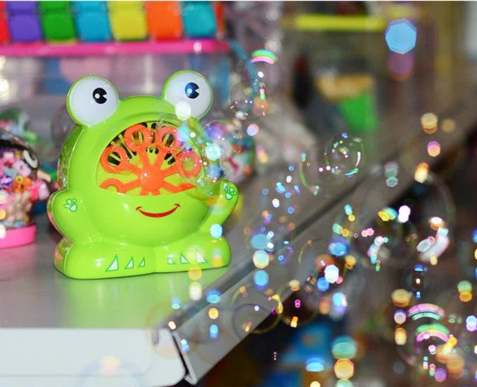 Creative Frog Automatic Bubble Machine Gun for kids outdoor play