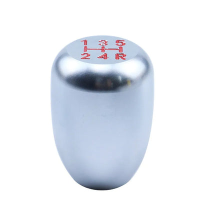 Universal car gear shift head kit with aluminium cover and three rubber sleeves for 8mm, 10mm, and 12mm gear levers.