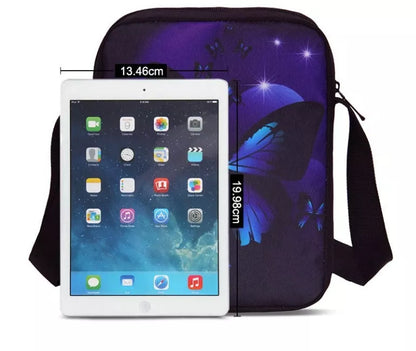 Marshmello black nylon computer backpack with laptop compartment