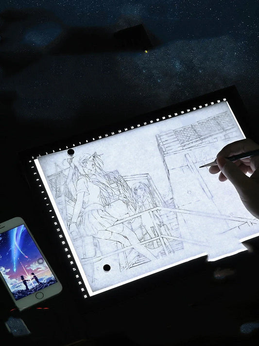 Copying Translucent Painting Drawing Board with adjustable brightness and USB power