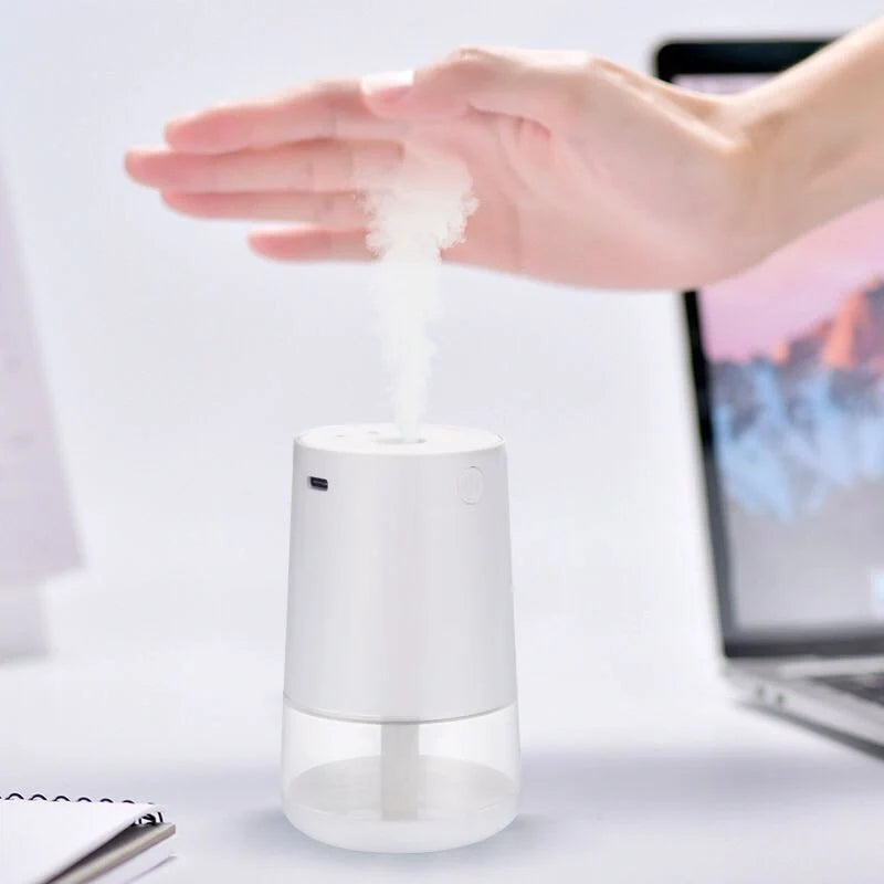 Portable Intelligent Sensing Automatic Alcohol Disinfection Sprayer MGS-9 in white