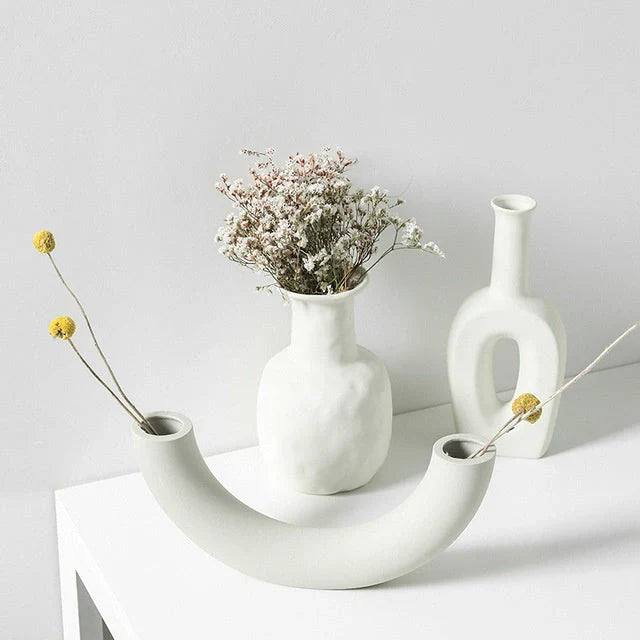 Elegant Nordic Ceramic Vase for stylish home decor