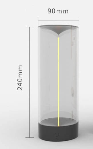 Rechargeable LED camping light with adjustable brightness modes, durable design, and soft, even glow for outdoor use