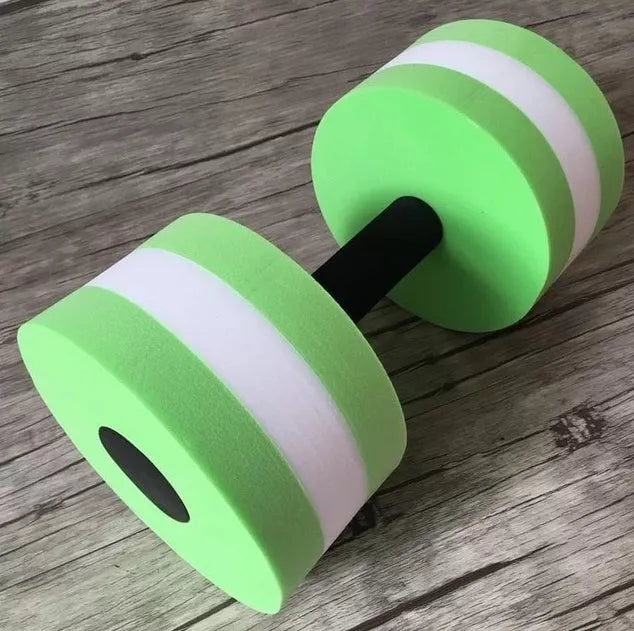 Colourful EVA water aerobics dumbbells for fitness and swimming