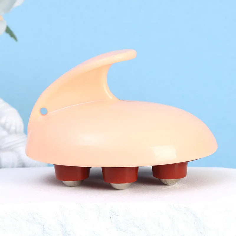Tummy Head seven-bead abdominal massager with magnetic function and leg ball in ABS plastic