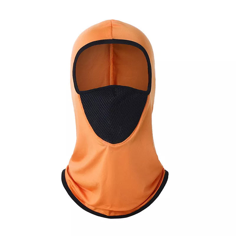 Lycra Soft Equipment Outdoor Windproof Sunscreen Hood in various colours