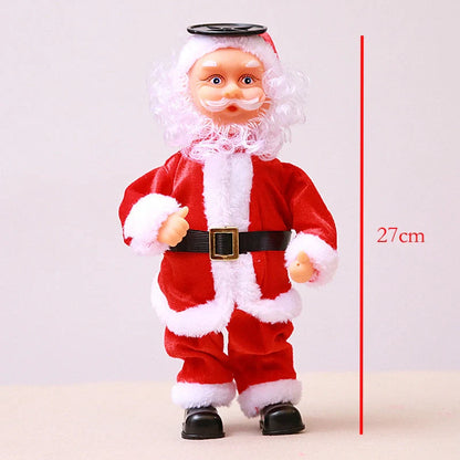 Electric Music Santa Claus Toy with technology sense lamp and festive details