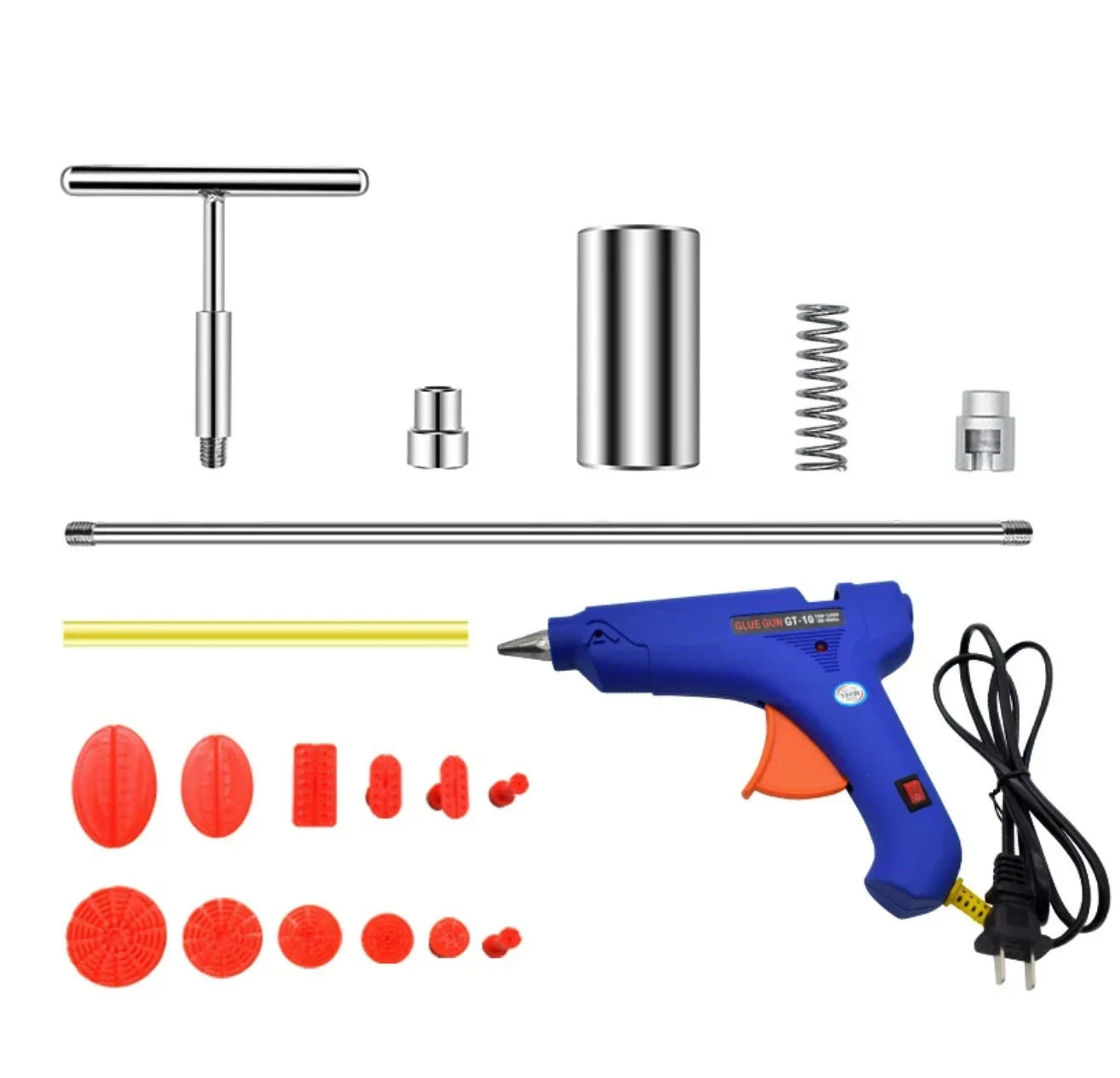 Premium 2-in-1 car dent repair kit with slide hammer and reverse hammer for easy and effective dent removal