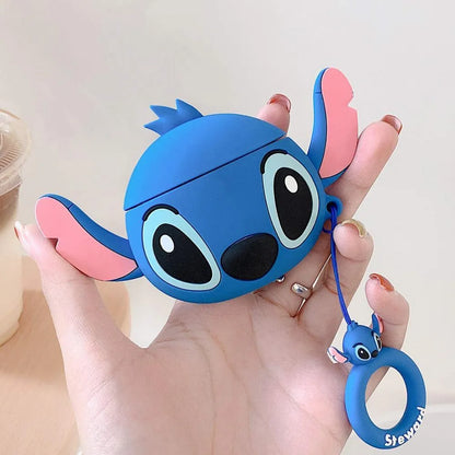 Silicone protective sleeve for Apple AirPods 1 and 2 with cartoon animal designs