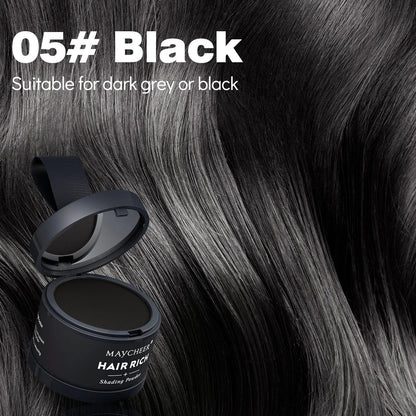 Hairline sculpting contour powder in plastic container with 4g content and waterproof properties