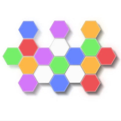 Helios honeycomb modular touch wall lamp in modern minimalist design with LED illumination