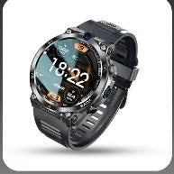 Dual camera sports smartwatch with touch screen, heart rate monitoring and NFC functionality