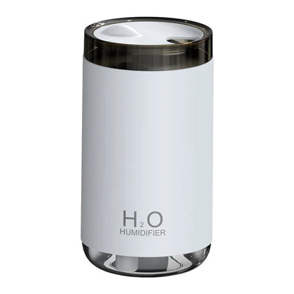 Jellyfish design USB humidifier with warm night light in white, pink or blue colours