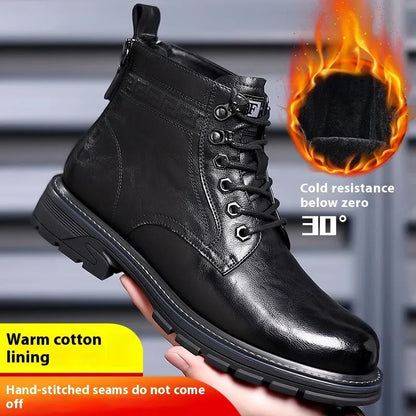 Black patent leather women's ankle boots with a low square heel and high shaft on a white background.