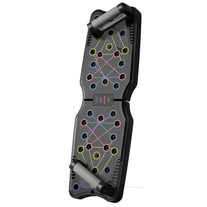 ABS push up support plate fitness equipment for pectoral, shoulder and back muscle training