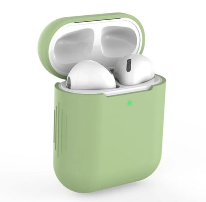 Silicone protective cover for AirPods 2 wireless earbud case in various colours