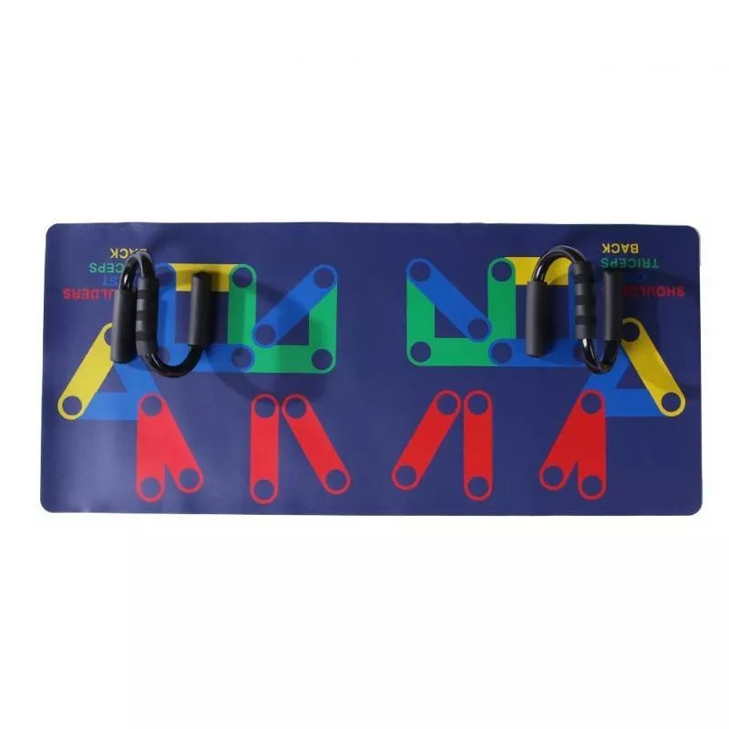 9-in-1 Push Up Rack Training Board for targeted muscle workouts