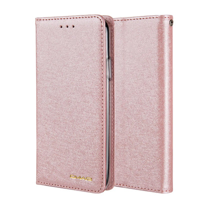 Black PU leather flip phone case for iPhone with open card holder slots