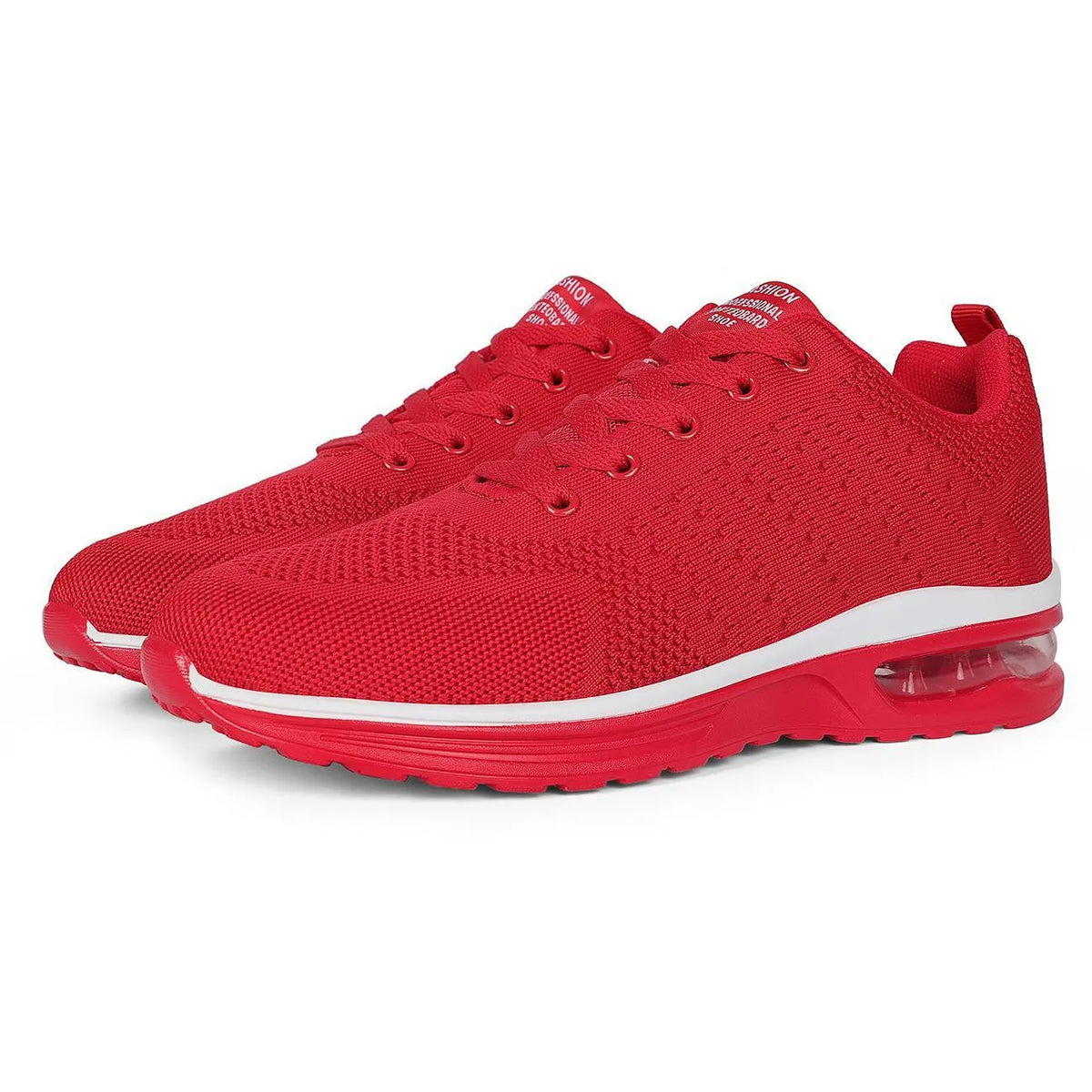 Casual Flyknit running shoes in multiple colours with mesh uppers and a round toe design.