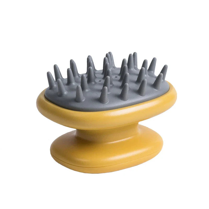 Silicone Scalp Massager Brush with Airbag Design for Gentle Exfoliation and Improved Blood Circulation